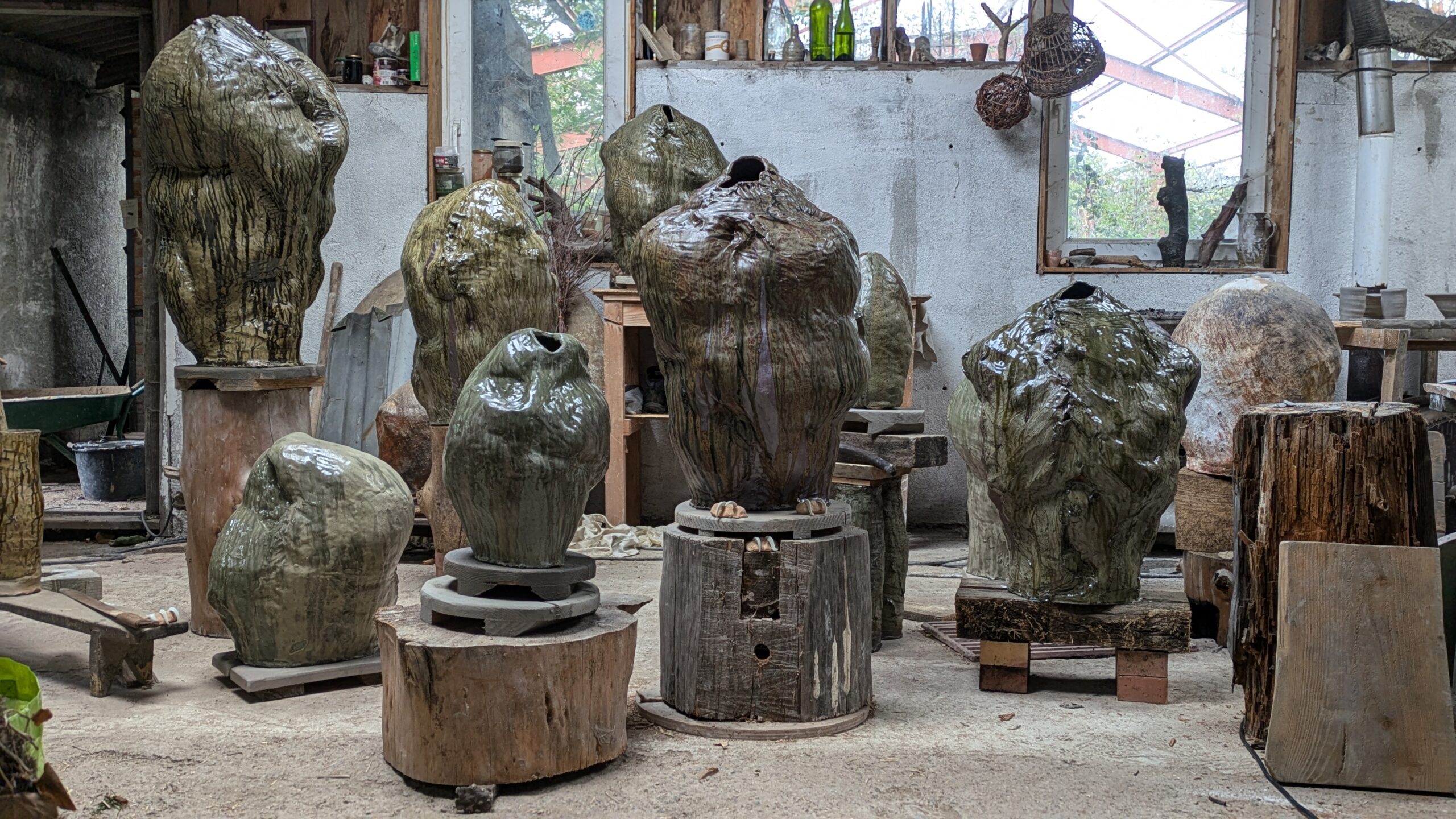 Visite de l’exposition « Dans une rouge clairière »